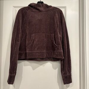 Lululemon Scuba Oversized Hoodie *Velvet Cord Espresso